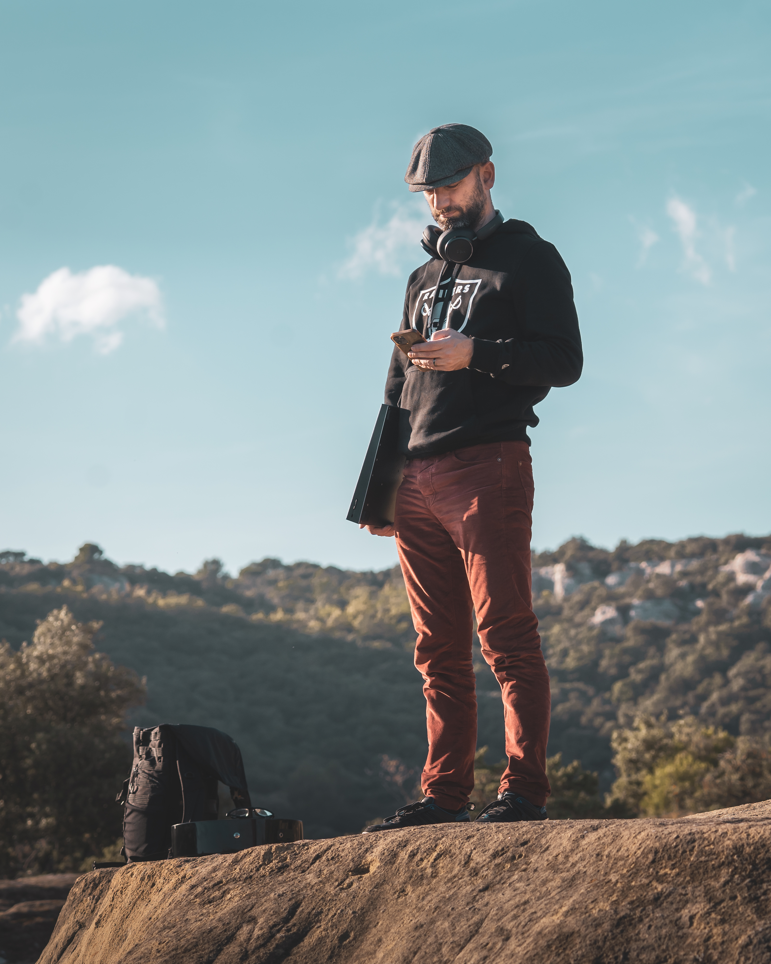 Le musicien KINISHAO en studio