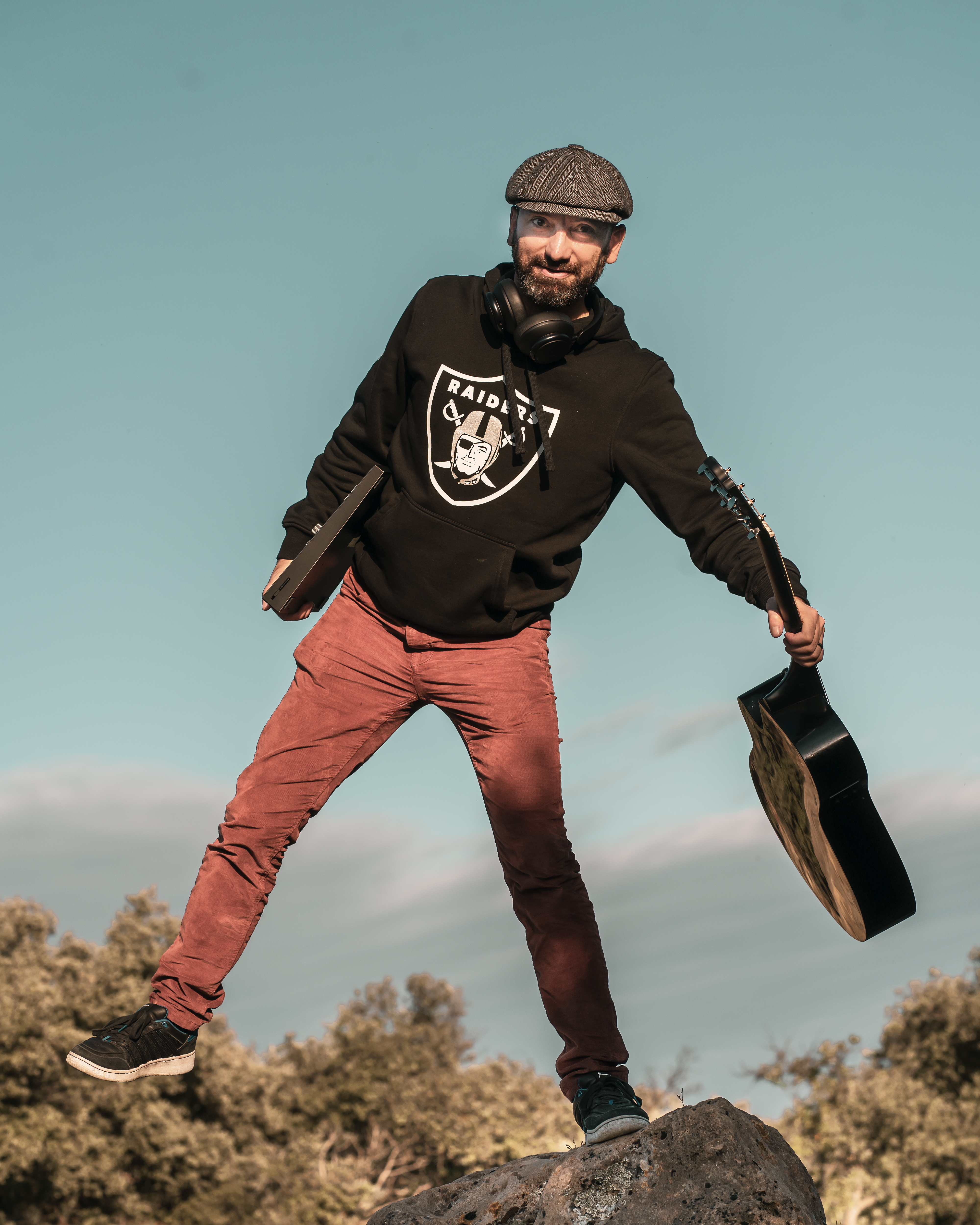 Le musicien KINISHAO en studio