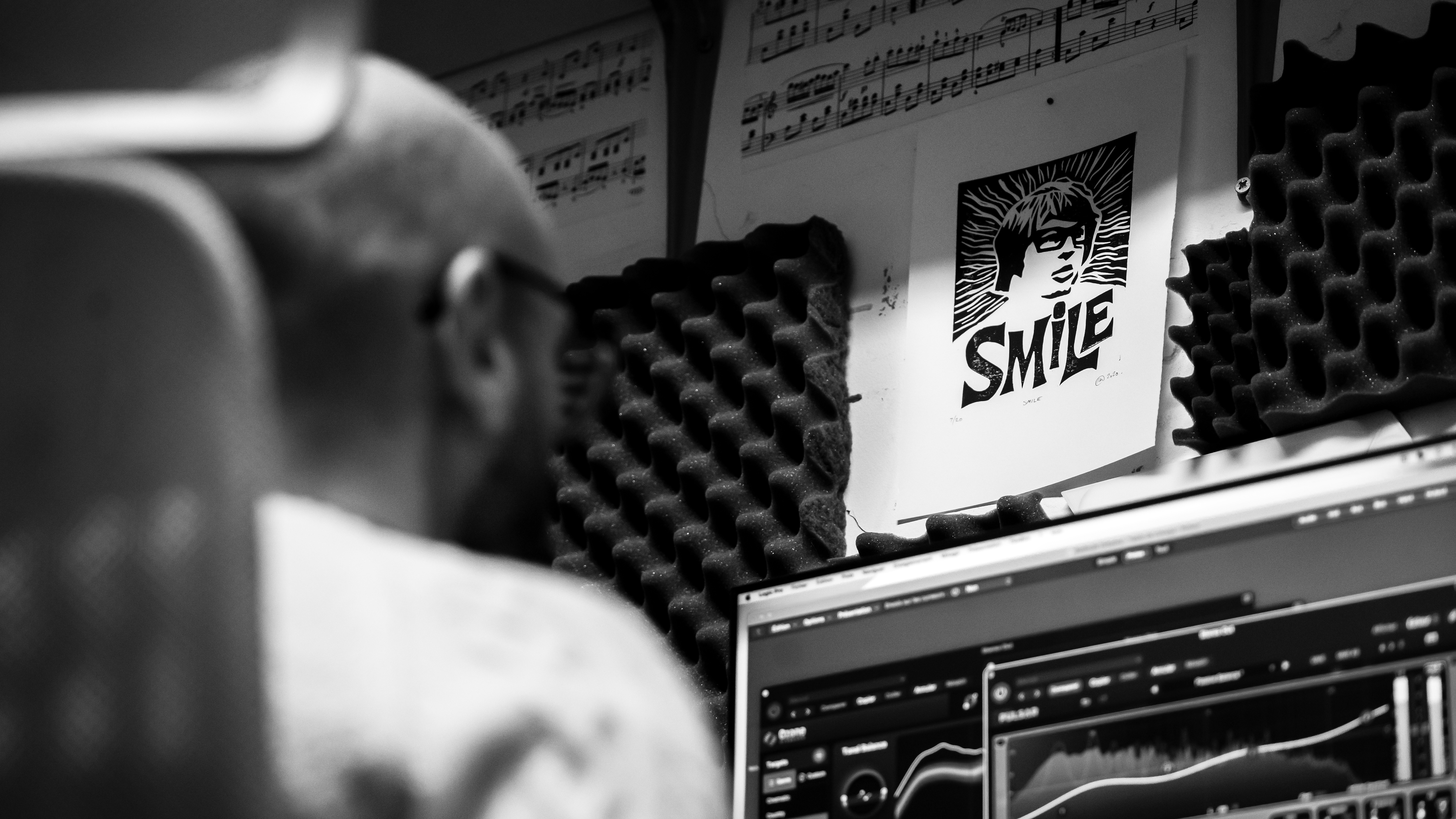 Le musicien KINISHAO en studio