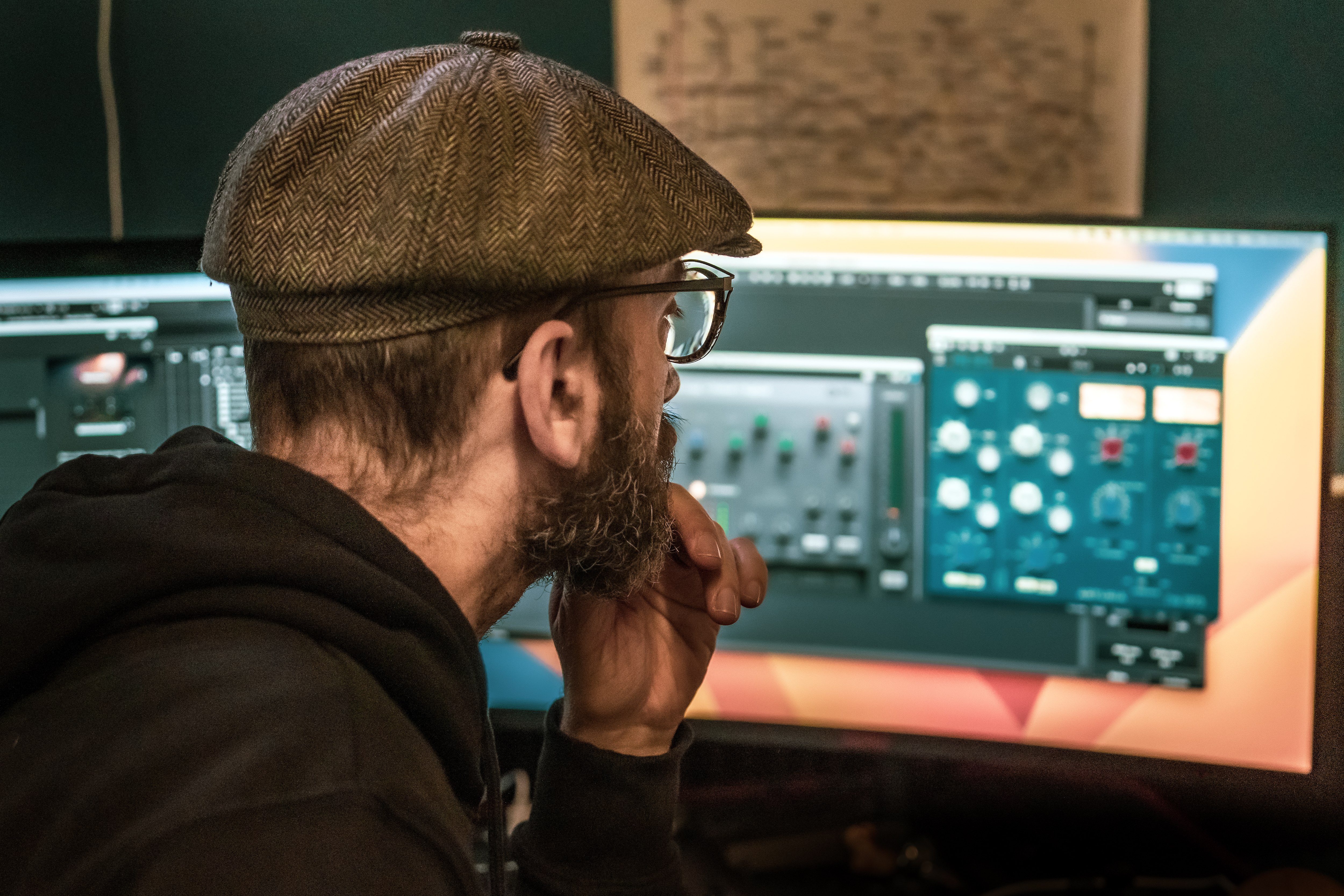 Le musicien KINISHAO en studio