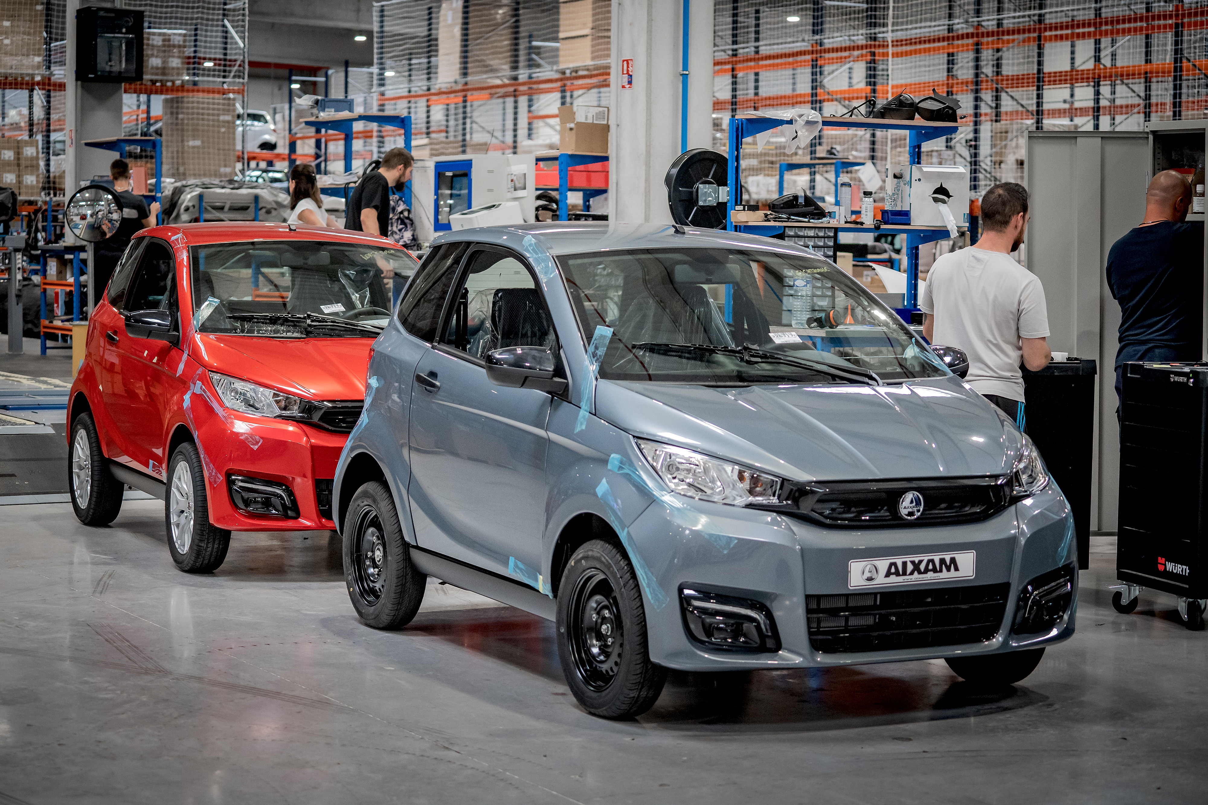 Ligne de production d'AIXAM, n°1 de la voiture sans permis