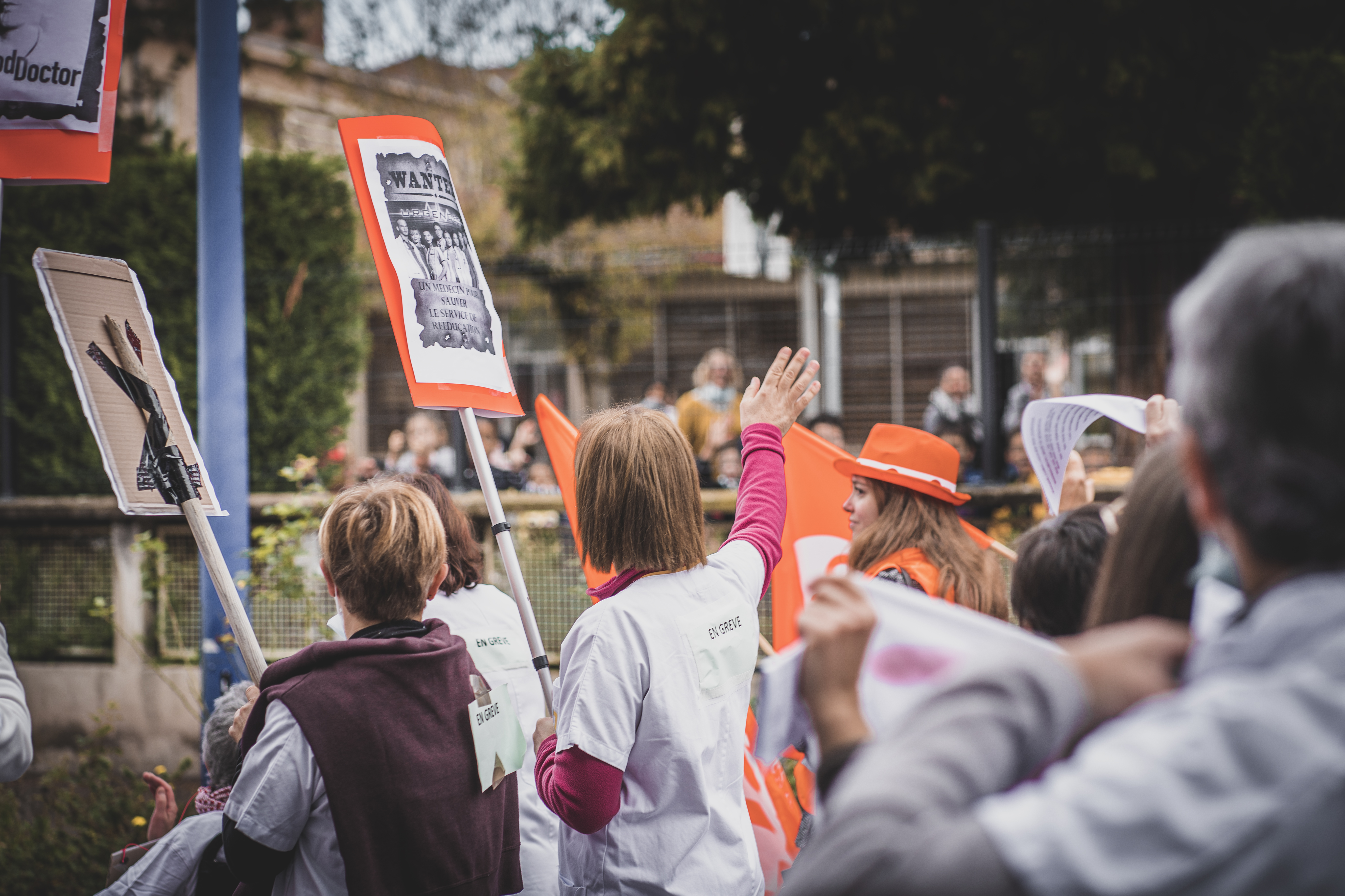 Manifestation de soignants pour l’Hôpital de Saint-Vallier
